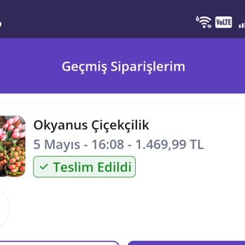 Görseldeki Mavi Orkide Yerine Boyalı Beyaz Orkide Gönderildi Ve İade Süreci Uzadı