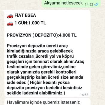 Otokoç İsmi Kullanılarak Yapılan Sahte Araç Kiralama Ve 6.000 TL Kayıp