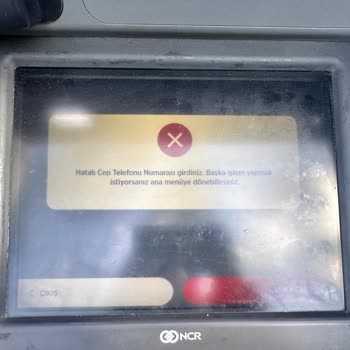 Ziraat Bankası ATM’de Telefon Numarası Hatası Nedeniyle TOKİ İade Talebi Gerçekleştirilemiyor