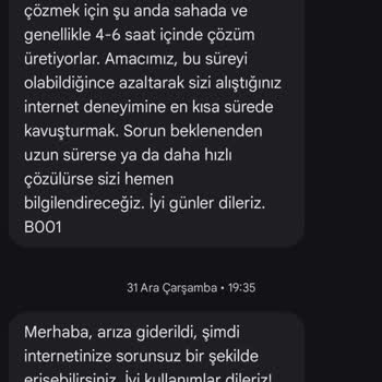 Sürekli İnternet Kesintileri Ve Yanıtsız Destek