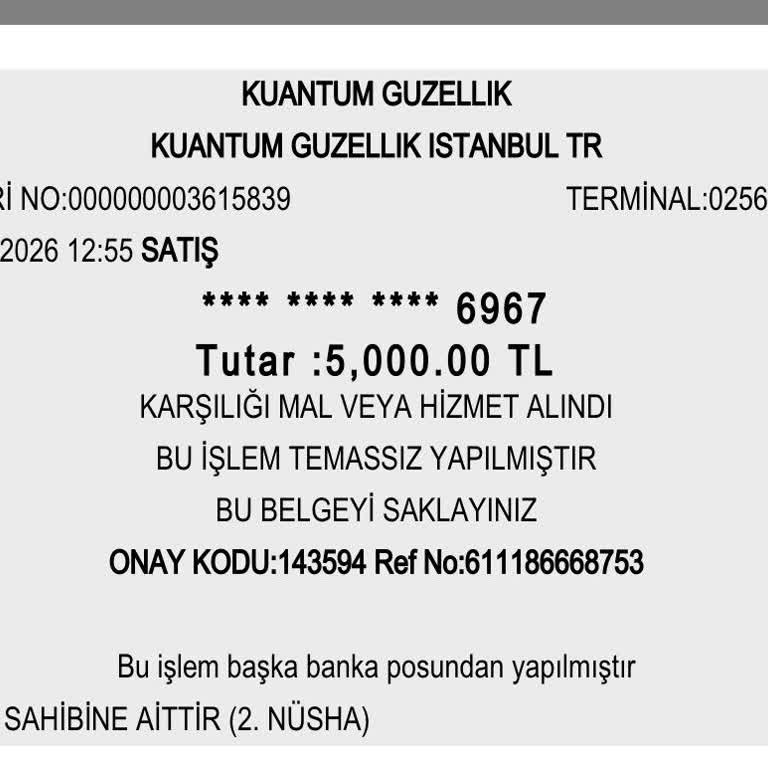 Kuantum Güzellik Merkezi'nde 12 Aylık Taksit Sözü Gerçekleşmedi, Tek Çekim Yüzünden Mağdur Oldum