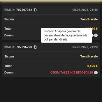 Wbahis Çevrim İşlemi Tanınmıyor Ve Para Çekimi Onaylanmıyor