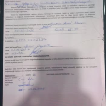 Hastane Odasındaki Temizlik ve Gürültü Şikayetleri