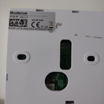 Buderus RT20RF Oda Termostatı Ayar Düğmesi Kırıldı Yetkili Servis Yardımcı Olmuyor
