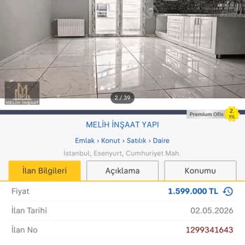 Melih İnşaat Yapı İlan Bilgisi İle Anlatılan Çok Farklı
