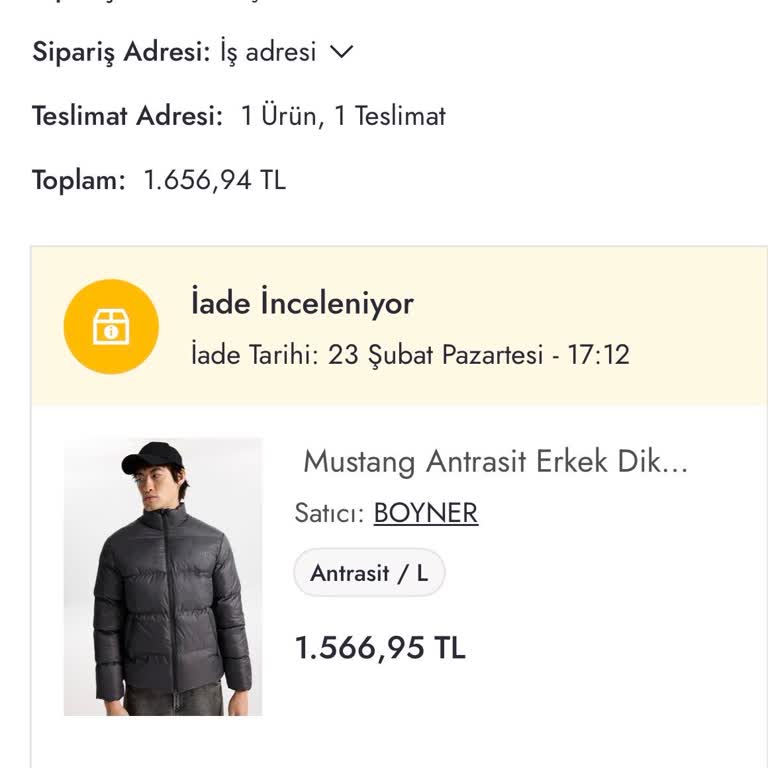 Boyner'de İade Sürecinin Uzaması Ve Geri Ödeme Beklenmesi