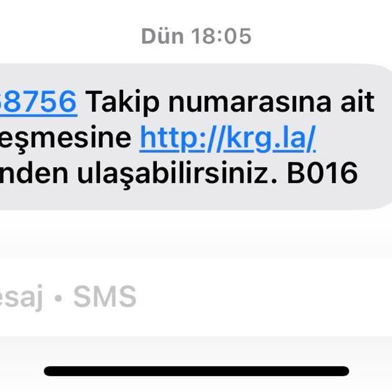 Kargodan Gelen Sahte SMS Ve Kişisel Bilgilerimin İzinsiz Kullanımı