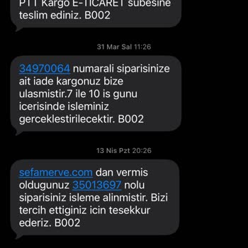 İade Ödemeleri Gecikiyor Ve Yanlış Beden Ürün Gönderildi