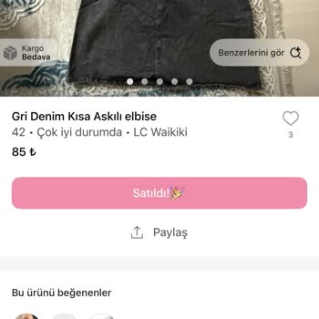 Küçük Bir Elbise İçin 50 TL Desi Kesintisi Ve Geri Ödeme Talebi