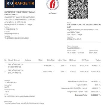 Rafgetir'den 23.000 TL Ödeyip Ürün Gönderilmedi Ve İade Yapılmadı