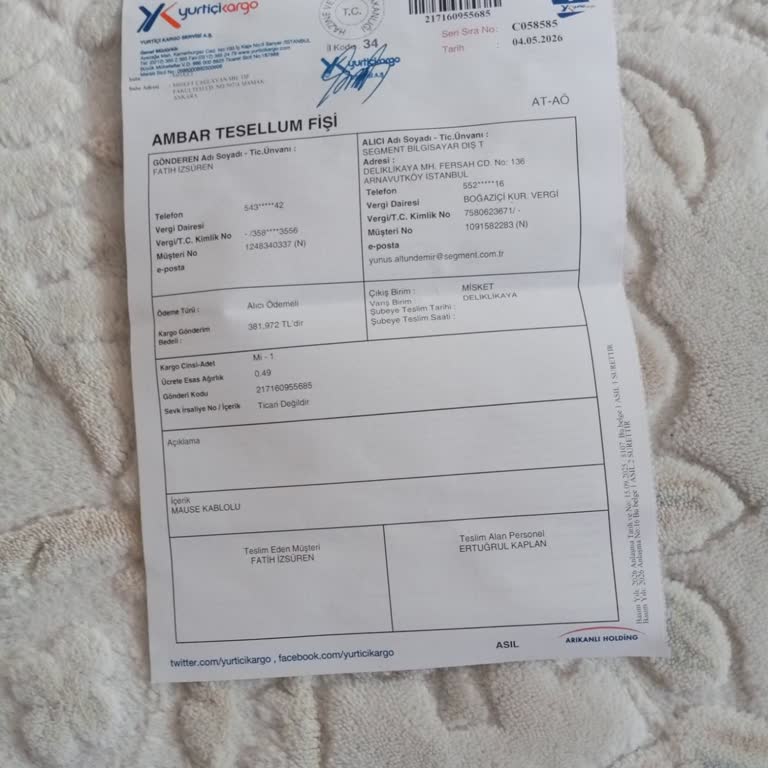 Garanti Kapsamındaki Mouse İçin Kargo Reddi Ve Ücretli İade Mağduriyeti