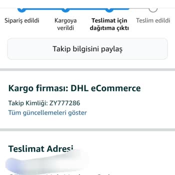 DHL eCommerce Türkiye Yanlış Adresli Kargo Teslimatı
