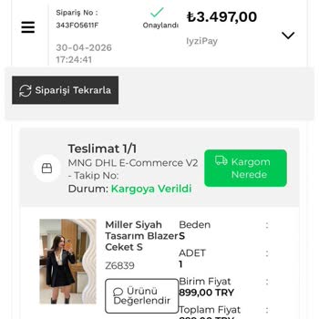 Siparişim Kargoya Verilmedi, Ücretim Geri Dönmedi