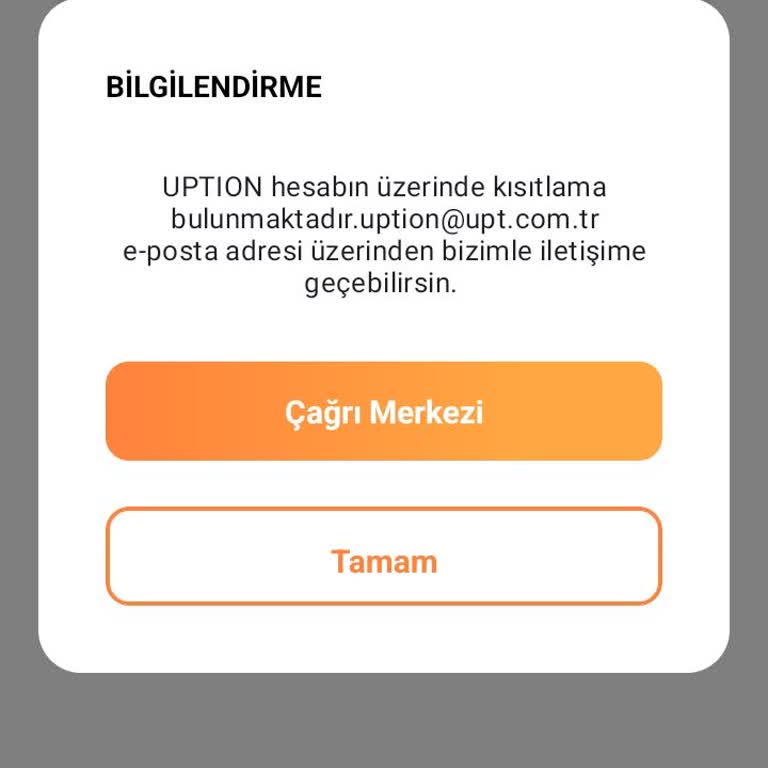 Uption Hesabımda Açıklamasız Kısıtlama Ve Müşteri Hizmetlerinden Cevap Almama