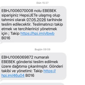 E‑Bebek’te Adres Güncellemesi Başarısız Oldu, Kargo Yanlış Teslim Edildi Ve İade Bekleniyor