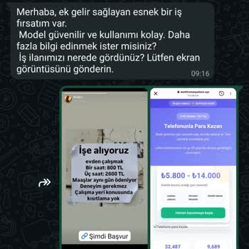 Telegram Üzerinden Sahte İş Teklifi Ve 1.920 TL Kayıp