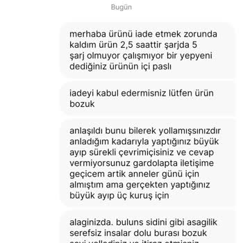 İlandaki Temiz Ürün Gelmedi, İade Reddedildi