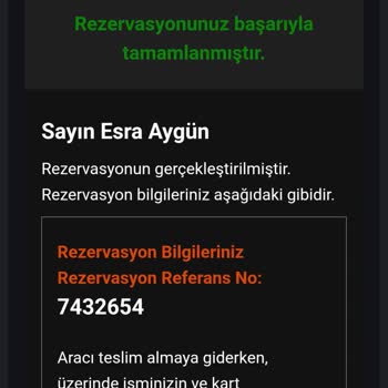 Online Araç Rezervasyonunda Otomatik İptal Sonrası %30 Kesinti Ve İade Talebi
