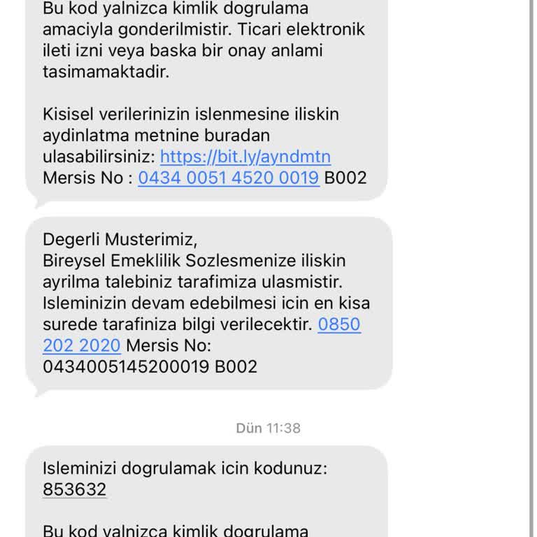 Bireysel Emeklilik Hesabımın Ayrılma Evrakları Gönderilmedi Ve Süre Uzatılıyor