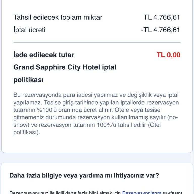 İptal Edilen Rezervasyonun İadesi Hâlâ Yapılmadı