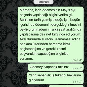 30 Bin TL Üyelik İadesinin Gecikmesi Ve Acil Çözüm Talebi
