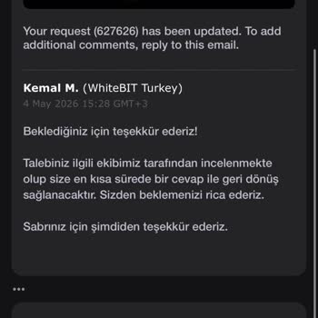 White TR Hesabımdaki 50 Bin TL Yatırımımın Çekim Kısıtlaması Ve Belge Süreci