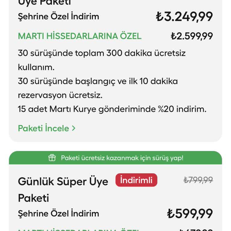Martı Tag’ta Zorunlu Süper Üyelik Ve Açık Olmayan Ücret Talepleri