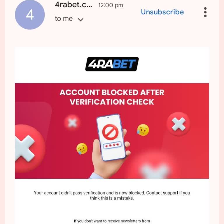 I Need 4rabet to Restore My Blocked Account