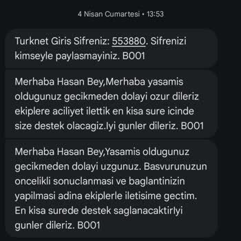 6 Gün İçinde Kurulum Sözü Verildi, 1,5 Ay Sonra Hâlâ Bağlantı Yok