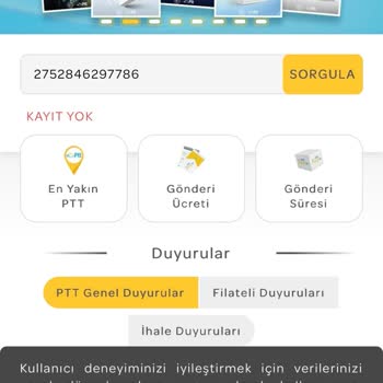 PTT Kargo Şikayeti
