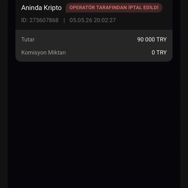 Çekim Reddine Ve Haksız Çoklu Hesap İddiasına Karşı 90.000 TL İadesi Talebi