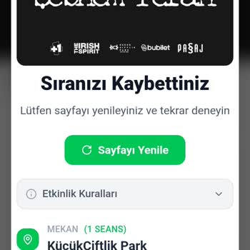 Bubilet Sıra Atlaması Sonrası Şebnem Ferah Bileti Kaçırıldı