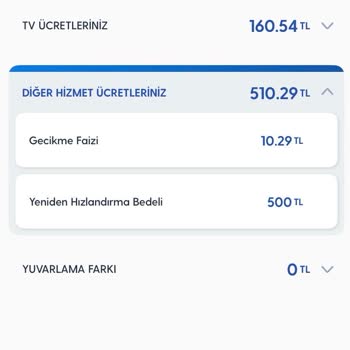 Bilgilendirme Olmadan Faturaya Eklenen 500 TL Hızlandırma Ücreti