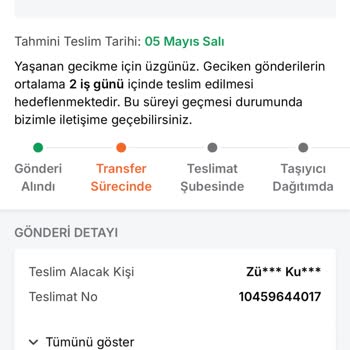 Transfer Aşamasında Takılan Kargo İçin Acil Teslim Talebi