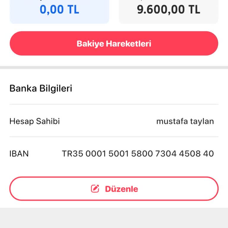 Letgo Cüzdanımda 9.600 TL Transferi Görünüyor Fakat IBAN’a Ulaşmıyor