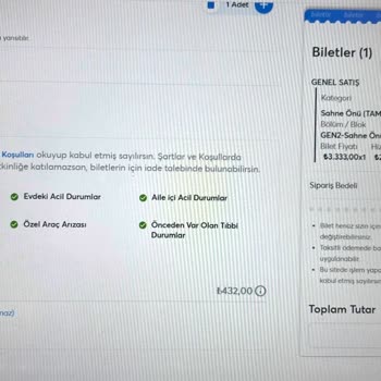 Biletix'te Teknik Sorun Nedeniyle Bilet Alımının Engellenmesi