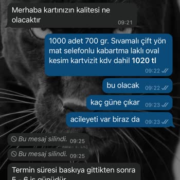 Yanlış Numaralı Kartvizit İçin Ücretsiz Tekrar Baskı Talebi Reddedildi