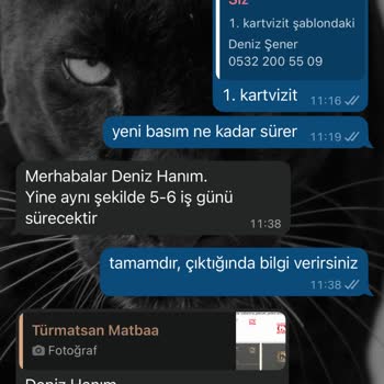 Yanlış Numaralı Kartvizit İçin Ücretsiz Tekrar Baskı Talebi Reddedildi