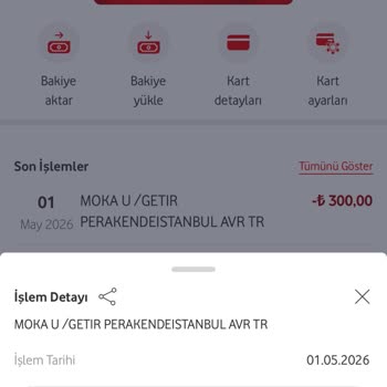 GetirYemek'te Vodafone Pay'den 600 TL Hatalı Çekim Ve İade Sorunu