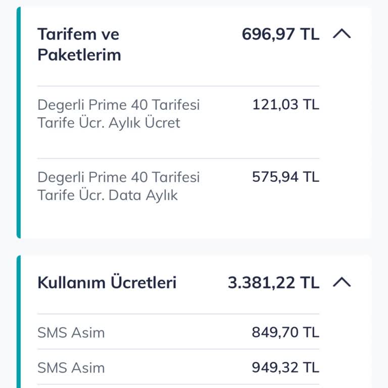 Beklenmedik 4.109 TL Fatura Ve Haksız Aşım Ücreti
