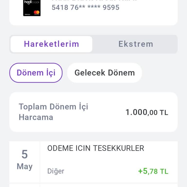 Ücretsiz Kart Sözüne Aykırı Gizli 1000 TL Kesinti Ve Şeffaf Olmayan Ekstre