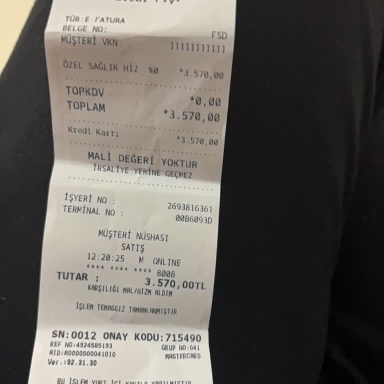 Kardiyoloji Rapor Ücretine İade Ve Personel Üslup Şikayeti