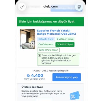 Fiyat Hatası Gibi Giydirilen Tek Taraflı Rezervasyon İptali