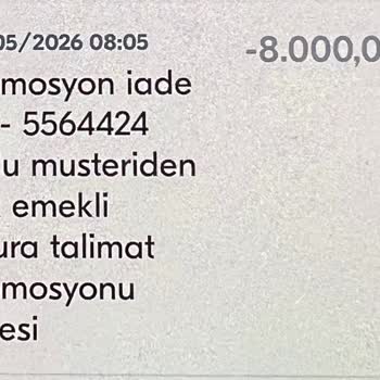Yaşlı Müşterinin 8.000 TL Promosyon Kesintisi Bilgilendirme Eksikliği Nedeniyle