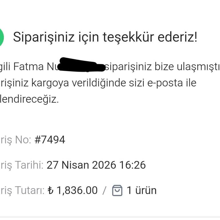 Acil Elbise Siparişi İçin Yanıtsız Kargo Ve İletişim Sorunu