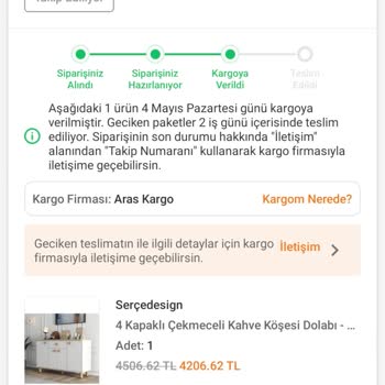 Aras Kargo’da Teslim Edilmemiş Kargo Ve Bilgi Eksikliği