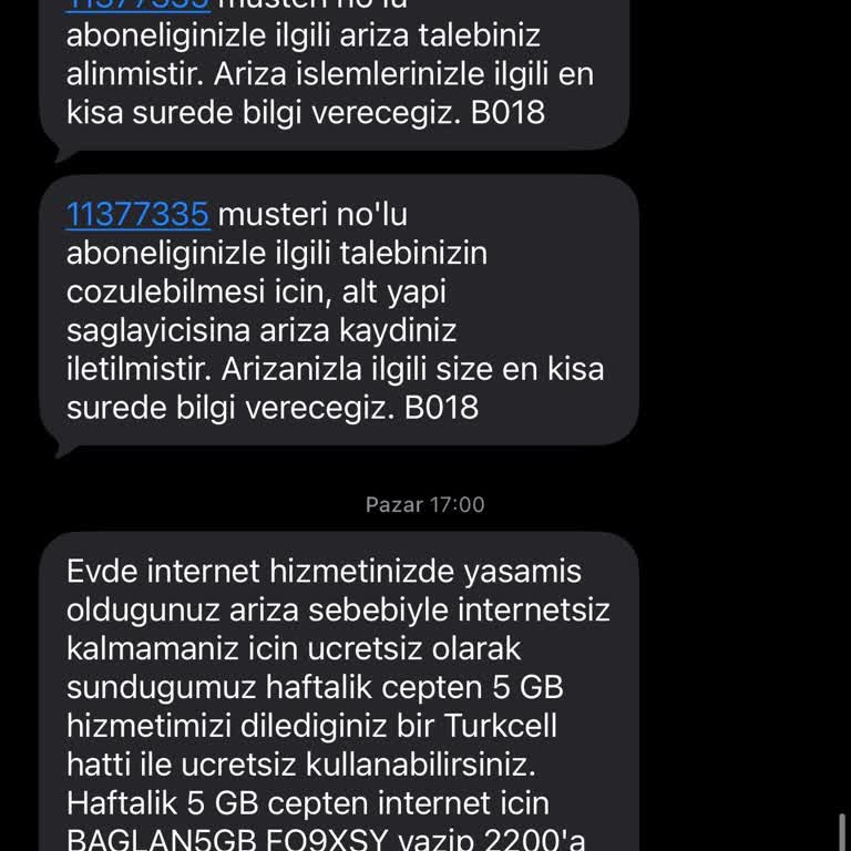 İnternet Kesintisi Ve Yetersiz Müşteri Desteği