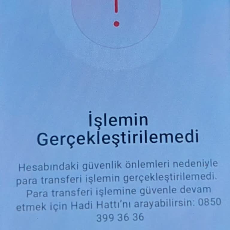 Transfer Gerçekleşmedi, Hesap Kısıtlandı Ve Destek Yanıtsız