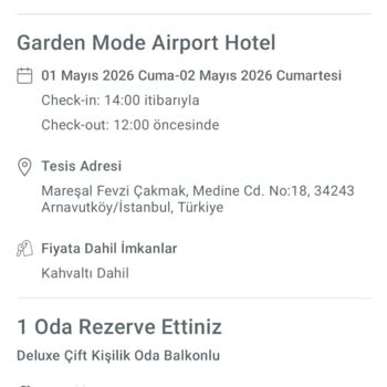 Uçuş İptali Sonrası Otel Ücretinin İadesi Reddedildi