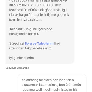 Hepsiburada’da Teslim Edilmemiş Bulaşık Makinesi İçin Yanıltıcı Teslimat Ve İade Bildirimi